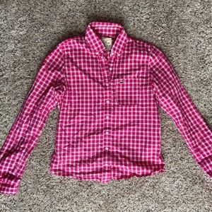 Hollister plaid button down